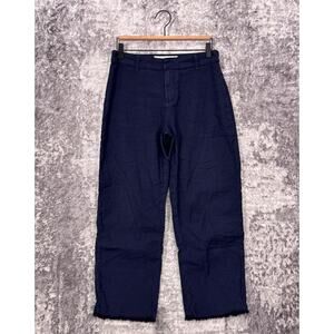 Frank & Eileen Blue Cropped Ankle Pants